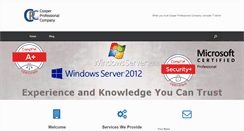 Desktop Screenshot of cooperpro.com